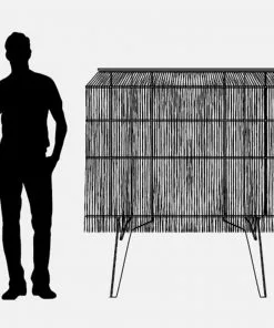 Bohemian Dream Alpaga Luxury Bar Cabinet Malachite Ibride