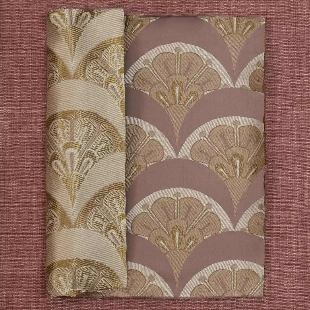 Liberty Fabrics Deco Scallop Multi Jacquard Fabric, Pewter New 13 Liberty Fabrics Deco Scallop Multi Jacquard Fabric, Pewter New