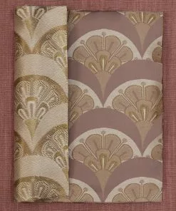 Liberty Fabrics Deco Scallop Multi Jacquard Fabric, Lichen New