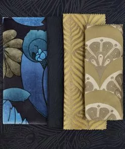 Liberty Fabrics Deco Scallop Multi Jacquard Fabric, Pewter New 26 Liberty Fabrics Deco Scallop Multi Jacquard Fabric, Pewter New