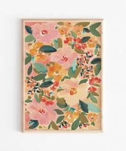 Candice Gray New A3 Abstract Floral Print