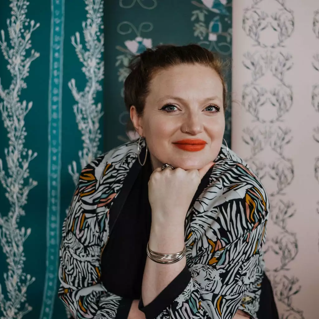 Annika Reed Studio Tiger Tiger Wallpaper - Serpentine New 6 Annika Reed Studio Tiger Tiger Wallpaper - Serpentine New