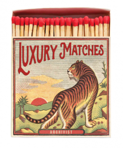 Archivist Gallery New Tiger Luxury Match Box Square Rose & Thorn