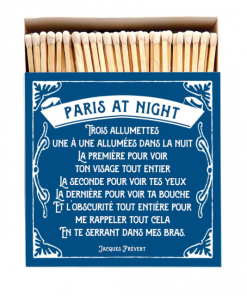 Archivist Gallery Paris At Night Luxury Match Box Square