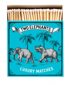 Archivist Gallery Blue Skies Ahead Two Elephants Match Box Square