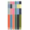 British Colour Standard Abstract Mix Coloured Candles New