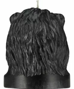 British Colour Standard Lion Head Candle -Jet Black New
