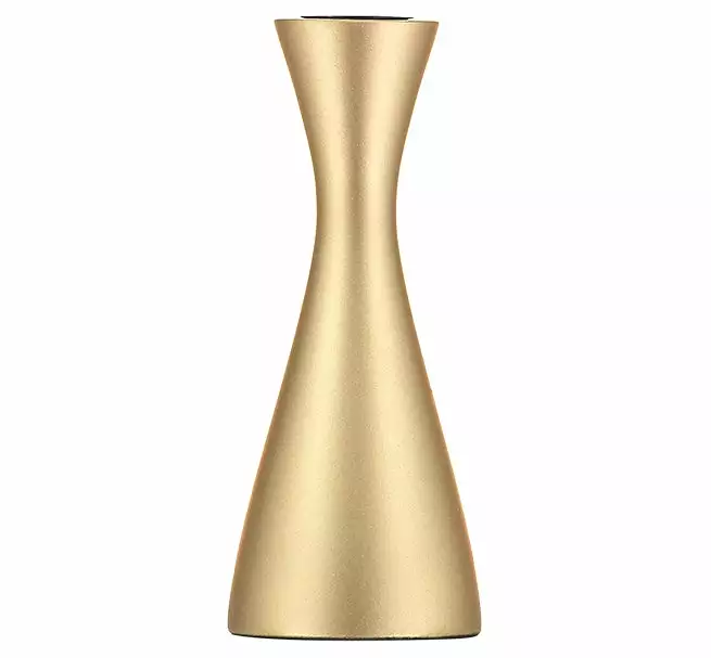 British Colour Standard Wooden Candle Holder Medium - Old Gold 3 British Colour Standard Wooden Candle Holder Medium - Old Gold