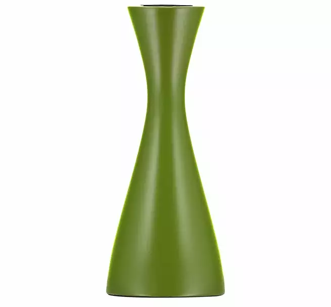 British Colour Standard New Wooden Candle Holder Medium - Olive Green 3 British Colour Standard New Wooden Candle Holder Medium - Olive Green