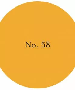 British Colour Standard Wooden Candle Holder Tall - Saffron Yellow