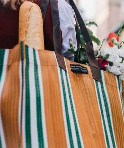 British Colour Standard Eco Woven Market Shopper Spanish Orange