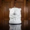 British Colour Standard Bear Head Candle - Willow