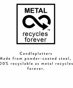 British Colour Standard New Oval Metal Candle Platter - Olive