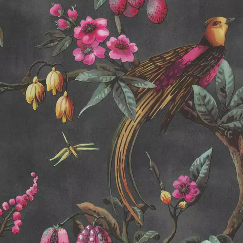 BN Rose & Thorn Fiore Aviary Bird Wallpaper 6 BN Rose & Thorn Fiore Aviary Bird Wallpaper