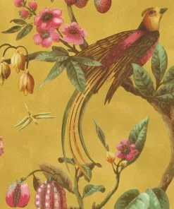 BN Fiore Aviary Bird Wallpaper Dark Rose & Thorn 19 BN Fiore Aviary Bird Wallpaper Dark Rose & Thorn