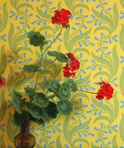 New Ellen Merchant Bluebells Wallpaper In Butter