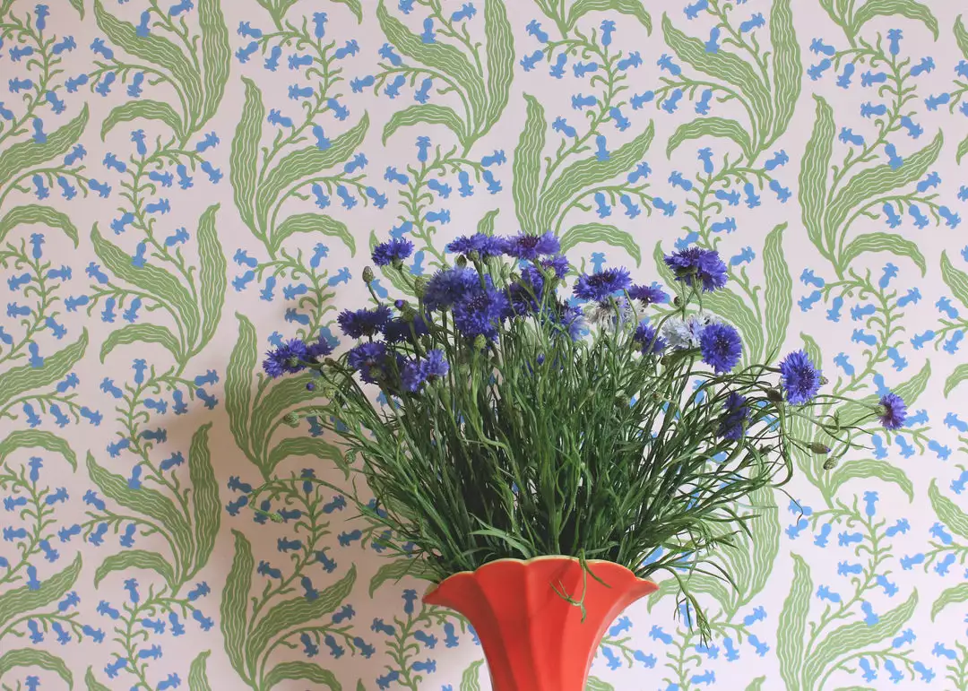 Ellen Merchant Bluebells Wallpaper In Macaron New 4 Ellen Merchant Bluebells Wallpaper In Macaron New