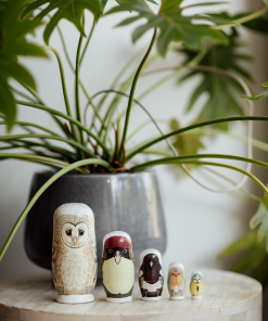 Marmalade Lion British Birds Babushka Dolls