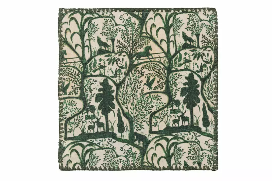 Mind The Gap Folk Couture The Enchanted Woodland Napkins, Set Of Two 4 Mind The Gap Folk Couture The Enchanted Woodland Napkins, Set Of Two
