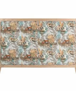 Mind The Gap MTG FURNITURE - TUFTED HEADBOARD - UPHOLSTERED IN JOURNEY TO EDEN LINEN FABRIC