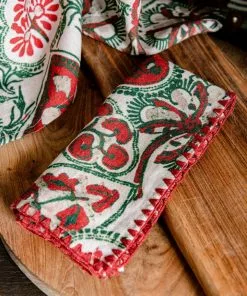 Mind The Gap Heirloom Napkins, Set Of Two