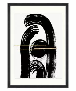 Mind The Gap Gestural Abstraction II Wall Art