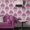 The Graduate Collection New Showgirls Wallpaper Metallic Pink & Cream