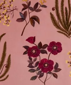 Liberty Fabrics Botanical Flora Velvet Wellington Fabric, Jade New