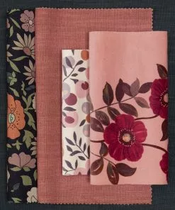 Liberty Fabrics Botanical Flora Velvet Wellington Fabric, Jade New