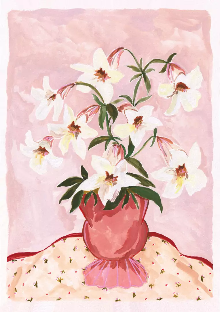 Candice Gray New A3 Flower Vase Print 4 Candice Gray New A3 Flower Vase Print