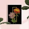 Hope Chrysanthemums Floral Print, By The Print Florist
