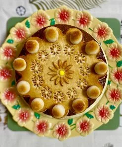 Rice By Rice New Ceramic Floral Side Plate - Cream