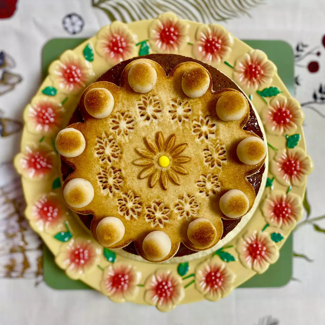 Rice By Rice New Ceramic Floral Side Plate - Cream 4 Rice By Rice New Ceramic Floral Side Plate - Cream