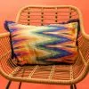 My Doris Rainbow Chevron Silk Cushion Cushions 2 My Doris Rainbow Chevron Silk Cushion Cushions