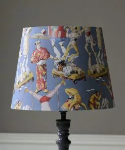 Mind The Gap Lamp Shades MTG Cone Lampshade - ASIAN CIRCUS BLUE