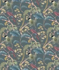 Josephine Munsey Living Branches Fabric Teal