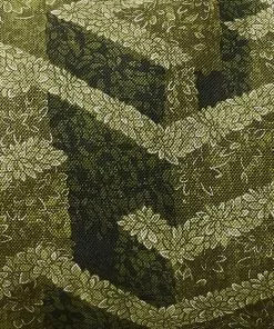 Josephine Munsey New Labyrinth Fabric Olive 8 Josephine Munsey New Labyrinth Fabric Olive