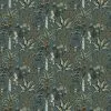 Josephine Munsey Woodland Floor Fabric Petrol And Sage