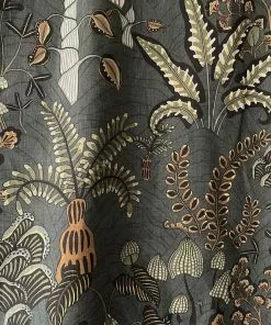 Josephine Munsey Woodland Floor Fabric Petrol And Sage