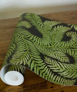 Josephine Munsey Bombe's Fernery Wallpaper In Olive & Celadon Les Jardins Royaux 27 Josephine Munsey Bombe's Fernery Wallpaper In Olive & Celadon Les Jardins Royaux