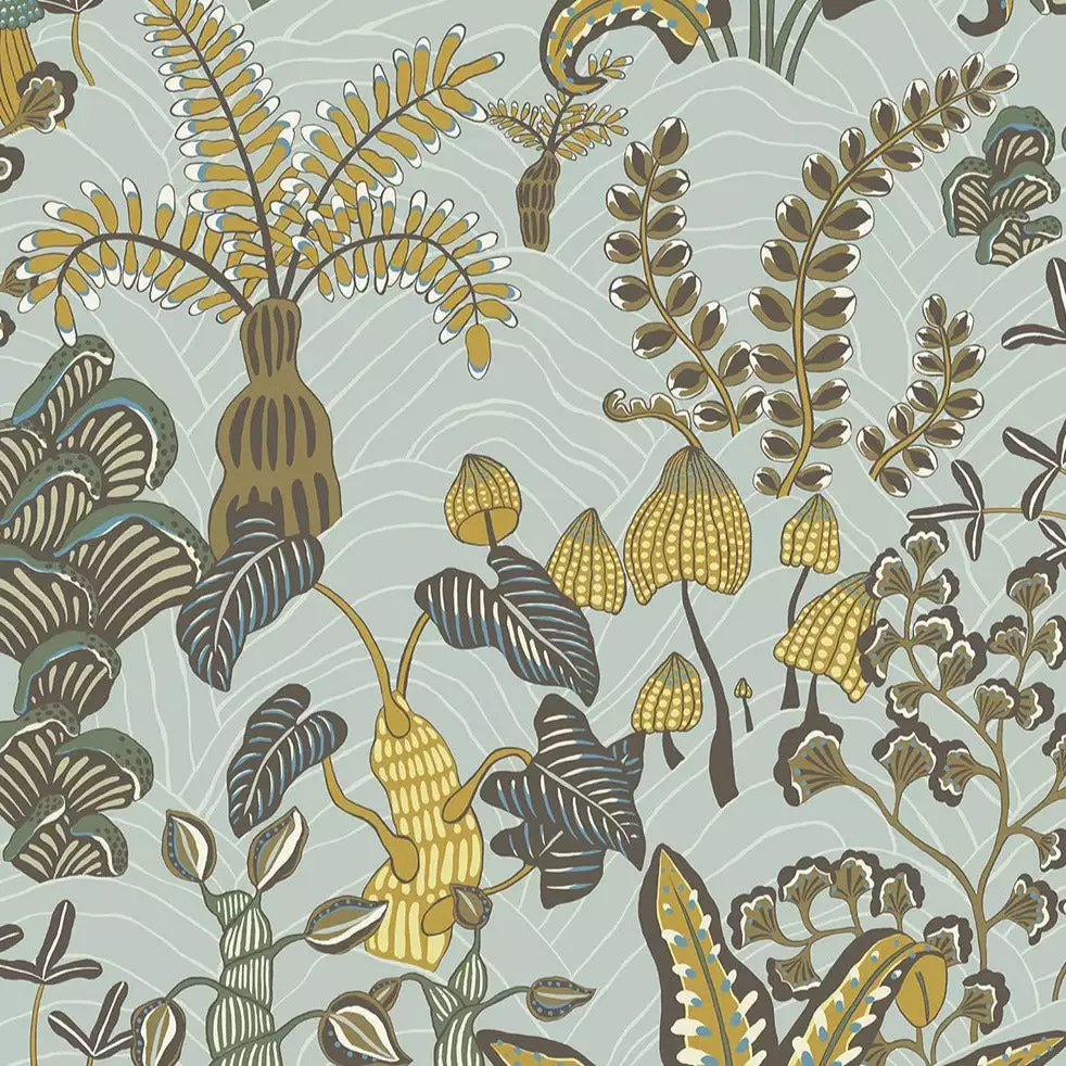 Josephine Munsey Woodland Floor Wallpaper Celadon And Lemon Wallpaper & Paint 3 Josephine Munsey Woodland Floor Wallpaper Celadon And Lemon Wallpaper & Paint