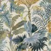Josephine Munsey Palm Grove Wallpaper Ecru And Blue