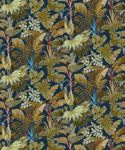 Josephine Munsey Palm Grove Wallpaper Navy And Olive