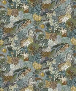 Josephine Munsey Whimsical Clumps In Olive, Brown & Blue 10 Josephine Munsey Whimsical Clumps In Olive, Brown & Blue