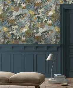 Josephine Munsey Whimsical Clumps In Olive, Brown & Blue