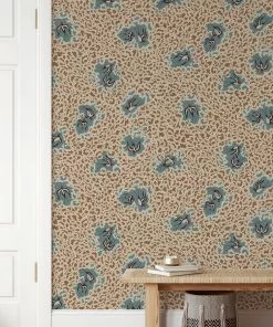 Josephine Munsey The Craftsman Bea's Swallows Wallpaper Cliffwell Stone And Radmoor Blue