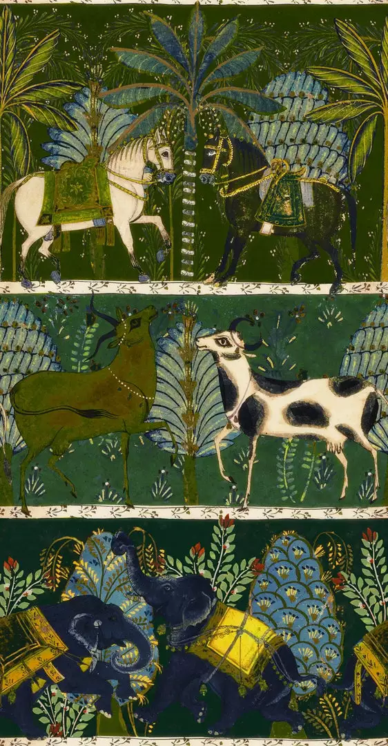 Mind The Gap New Woodstock Collection, Carnaval Green Wallpaper 6 Mind The Gap New Woodstock Collection, Carnaval Green Wallpaper