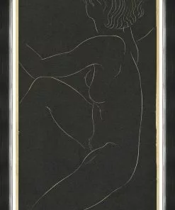 Mind The Gap Framed Art FEMALE NUDE BY ERIC GILL
