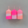 Pink Stories Neon Pillar Candles Trio - Flamingo Cookies Bohemian Dream 1 Pink Stories Neon Pillar Candles Trio - Flamingo Cookies Bohemian Dream