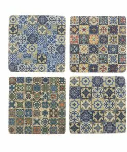 Thedesignyarduk Patchwork Coasters Set Of Four